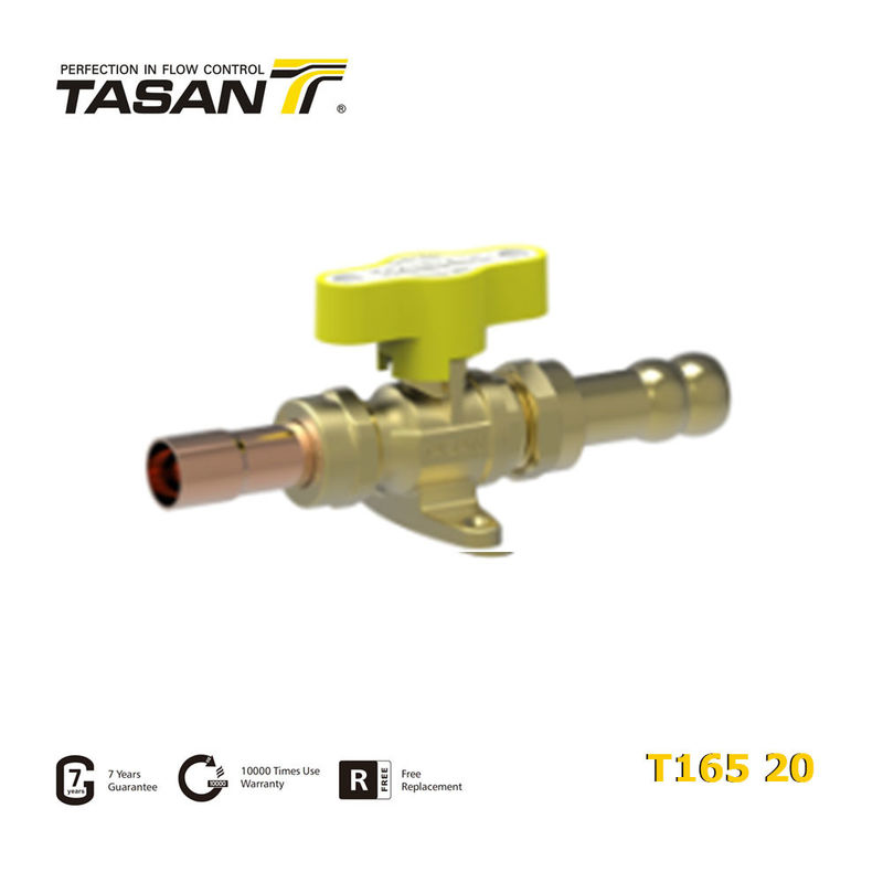 TASAN 1/2"X14mm / 16mm Schlauch Gasleitung Kugelhahn Manuelles Gasventil T165 20