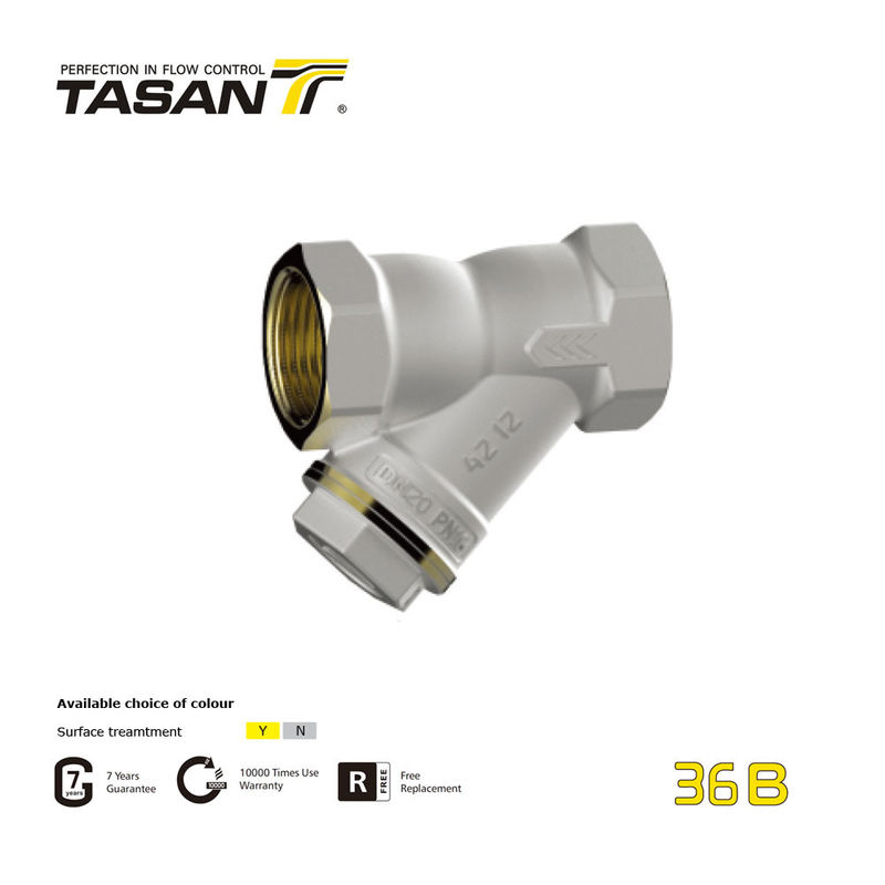 ANSI 1,6 MPa BSP NPT 1-Zoll-Messing-Rückschlagventil Wasser-Y-Sieb 36B